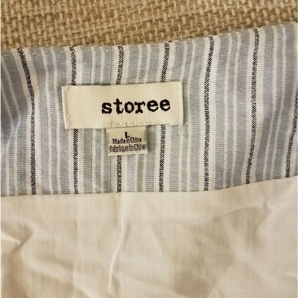 Storee Front Button Midi Dress Sz Large - Picture 7 of 8